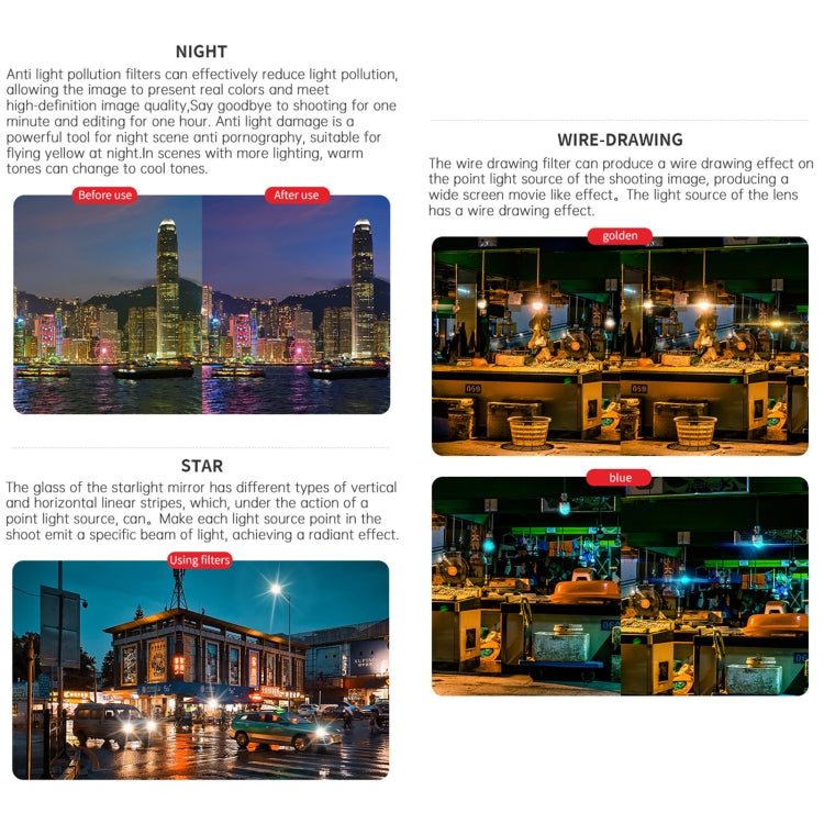 For DJI OSMO Pocket 3 JSR CB Series Camera Lens Filter, Filter:12 in 1 UV CPL ND/PL STAR NIGHT - free shipping - PMC TechLife - Order now!