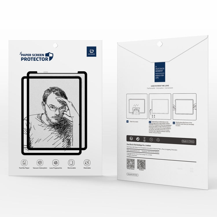For iPad Pro 12.9 2022/2021/2020 DUX DUCIS Naad Series Removable Paper-like Screen Protector - free shipping - PMC Jewellery - Order now!