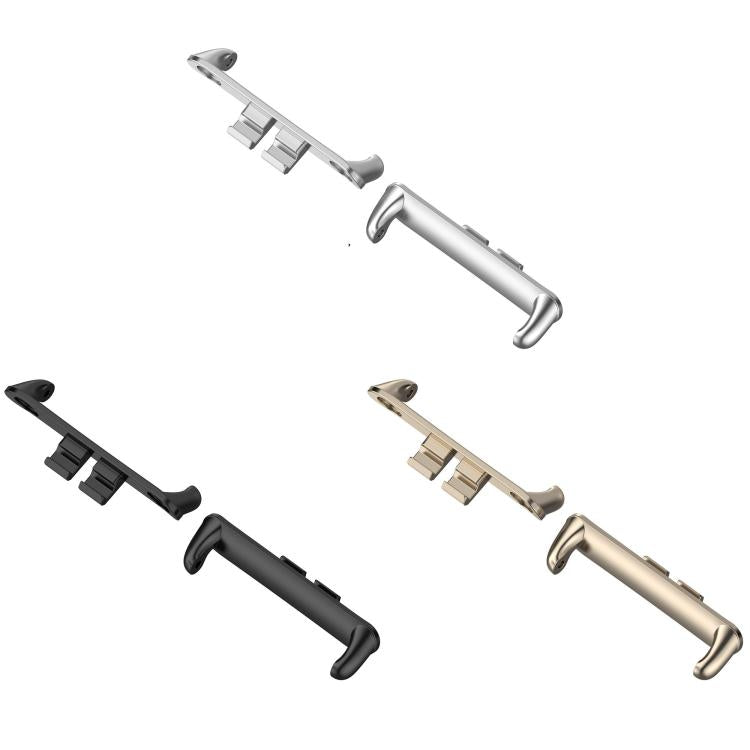 For Honor ROSSINI 2i 1 Pair Metal Head Watch Band Connector(Silver) - Other Accessories by PMc TechLife | Online Shopping South Africa | PMc TechLife | Buy Now Pay Later Mobicred