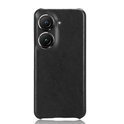 For ASUS Zenfone 9 Litchi Texture Back Cover Phone Case (Black) - ASUS Cases by PMC Jewellery | Online Shopping South Africa | PMC Jewellery