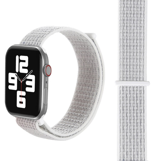 For Apple Watch 46mm / 49mm / 45mm / 44mm Simple Fashion Nylon Watch Band with Magic Stick(Silver) - Watch Bands by PMC Jewellery | Online Shopping South Africa | PMC Jewellery | Buy Now Pay Later Mobicred