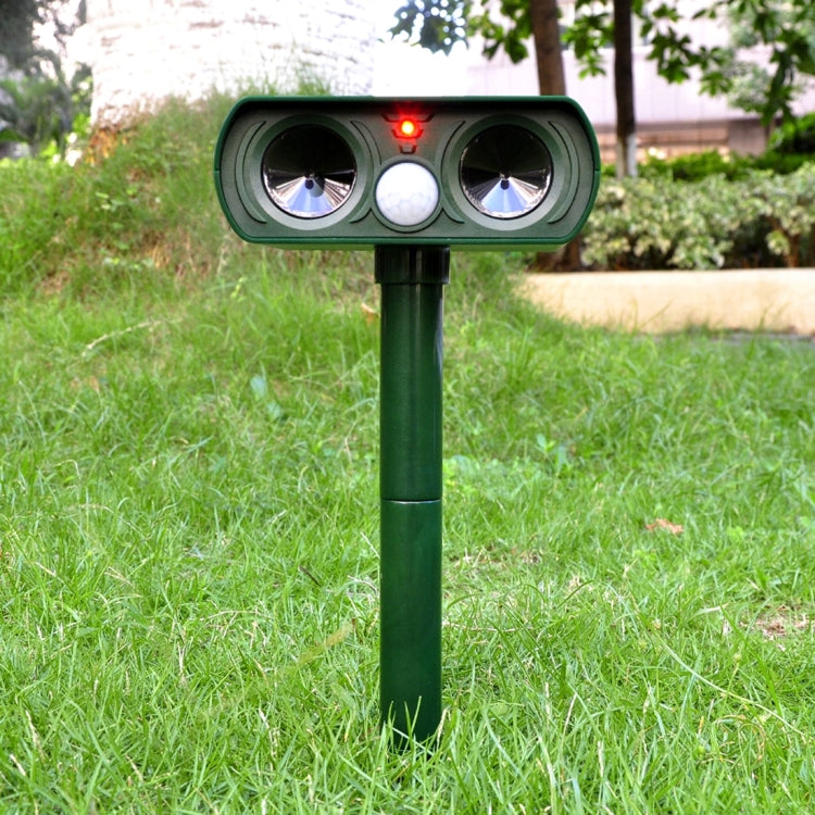 2 PCS Powerful Ultrasonic Solar-powered Animal Repeller With PIR Sensor & Light Sensor, Got the CE / ROHS Certification - Outdoor Insect Repellent by PMC TechLife | Online Shopping South Africa | PMC TechLife | Buy Now Pay Later Mobicred