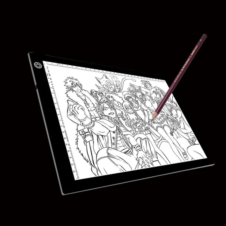 A4 Size 5W 5V LED LED Stepless Dimmable Acrylic Copy Boards for Anime Sketch Drawing Sketchpad, with USB Cable & Plug, Size：220x330x5mm -  by PMC Jewellery | Online Shopping South Africa | PMC Jewellery | Buy Now Pay Later Mobicred