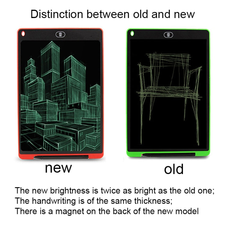 Portable 12 inch LCD Writing Tablet Drawing Graffiti Electronic Handwriting Pad Message Graphics Board Draft Paper with Writing Pen(Green) -  by PMc TechLife | Online Shopping South Africa | PMc TechLife | Buy Now Pay Later Mobicred