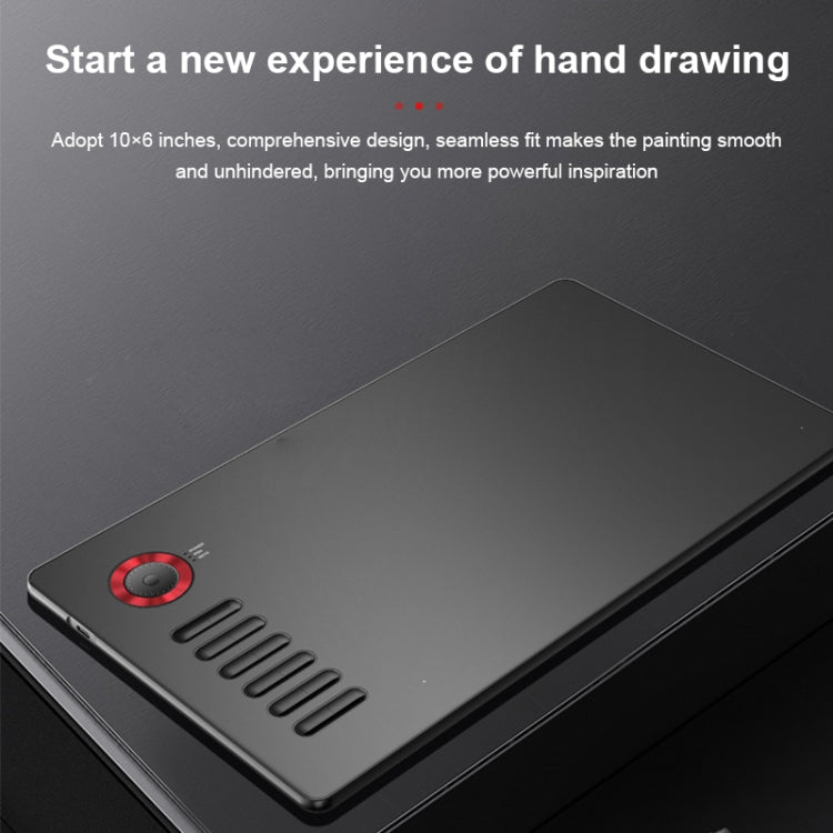 VEIKK A15PRO 10x6 inch 5080 LPI Type-C Interface Smart Touch Electronic Graphic Tablet (Grey) - free shipping - PMC Jewellery - Order now!