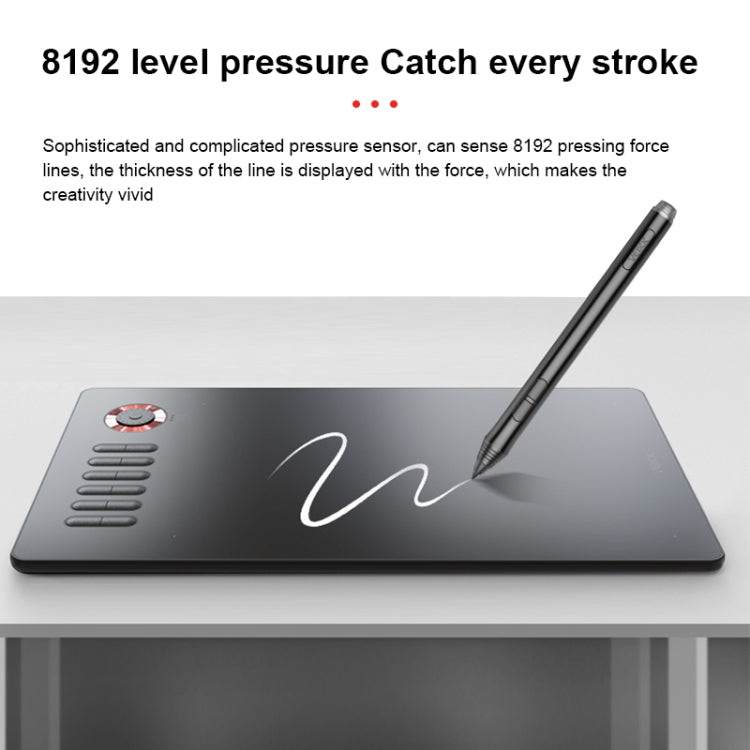 VEIKK A15PRO 10x6 inch 5080 LPI Type-C Interface Smart Touch Electronic Graphic Tablet (Blue) - free shipping - PMC Jewellery - Order now!