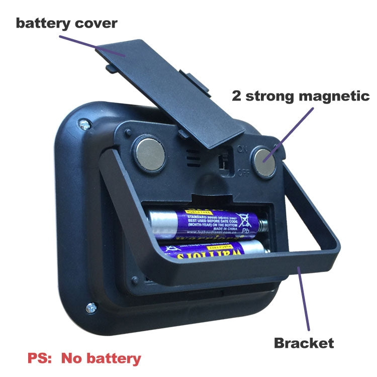 Kitchen Timer Digital Alarm Clock Large LCD Touch Screen Come with Night Light for Cooking Baking(Black) - Digital Countdown by PMC TechLife | Online Shopping South Africa | PMC TechLife | Buy Now Pay Later Mobicred