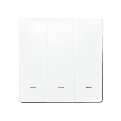 3 Buttons Intelligent Switch Smart Wall Switch (White) - Smart Switch by PMC Jewellery | Online Shopping South Africa | PMC Jewellery | Buy Now Pay Later Mobicred