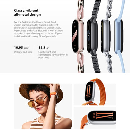 [HK Warehouse] Original Xiaomi Smart Band 9 Global 1.62 inch AMOLED Screen 5ATM Waterproof Smart Watch, Support Blood Oxygen / Heart Rate Monitor (Black) - Wearable Devices by Xiaomi | Online Shopping South Africa | PMC Jewellery | Buy Now Pay Later Mobicred