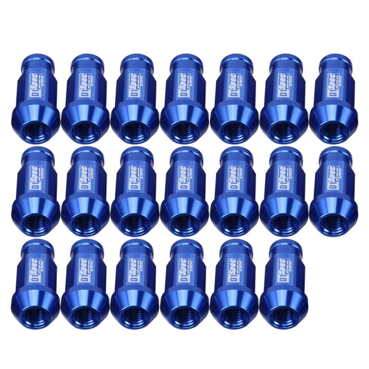 20 in 1 D1 Spec P1.5 M12x1.25 Racing Wheel Nut, Length: 40mm (Blue) - Nuts & Bolts by PMC Jewellery | Online Shopping South Africa | PMC Jewellery | Buy Now Pay Later Mobicred