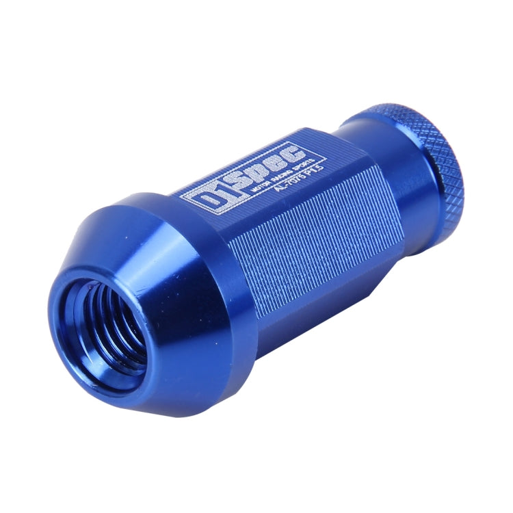 20 in 1 D1 Spec P1.5 M12x1.25 Racing Wheel Nut, Length: 40mm (Blue) - Nuts & Bolts by PMC Jewellery | Online Shopping South Africa | PMC Jewellery | Buy Now Pay Later Mobicred