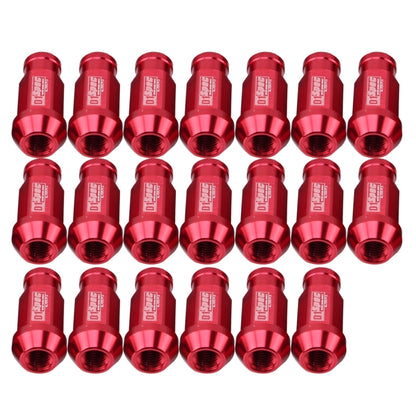 20 in 1 D1 Spec P1.5 M12x1.25 Racing Wheel Nut, Length: 40mm (Red) - Nuts & Bolts by PMC Jewellery | Online Shopping South Africa | PMC Jewellery | Buy Now Pay Later Mobicred