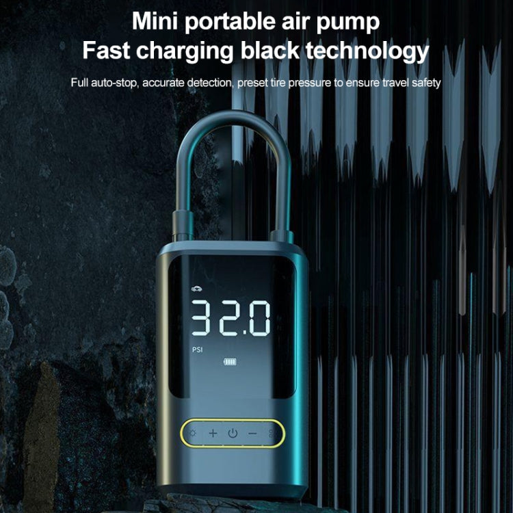 ATJ-8466 Portable Car Tire Air Pump Digital Display Wireless Electric Air Pump, Style: Lithium Battery - Inflatable Pump by PMC Jewellery | Online Shopping South Africa | PMC Jewellery | Buy Now Pay Later Mobicred