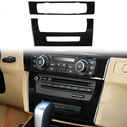 For BMW 3 Series E90/E92 2005-2012 Car Air Conditioner CD Control Panel High with Holes Decorative Sticker, Left and Right Drive Universal - Car Interior Mouldings by PMC Jewellery | Online Shopping South Africa | PMC Jewellery