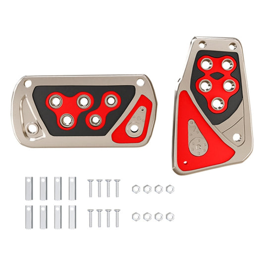 CARFU AC-529A Car New Energy Manual Automatic Transmission Brake Pedal(Red) - Foot Pedal by CARFU | Online Shopping South Africa | PMC Jewellery | Buy Now Pay Later Mobicred