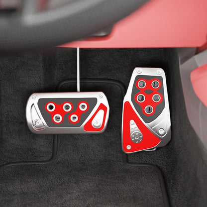 CARFU AC-529A Car New Energy Manual Automatic Transmission Brake Pedal(Red) - Foot Pedal by CARFU | Online Shopping South Africa | PMC Jewellery | Buy Now Pay Later Mobicred