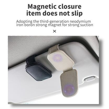 Car Sun Visor Glasses Clip Multi-functional Card Storage Bracket (Black) - Sunglasses & Glasses Clips by PMC Jewellery | Online Shopping South Africa | PMC Jewellery | Buy Now Pay Later Mobicred