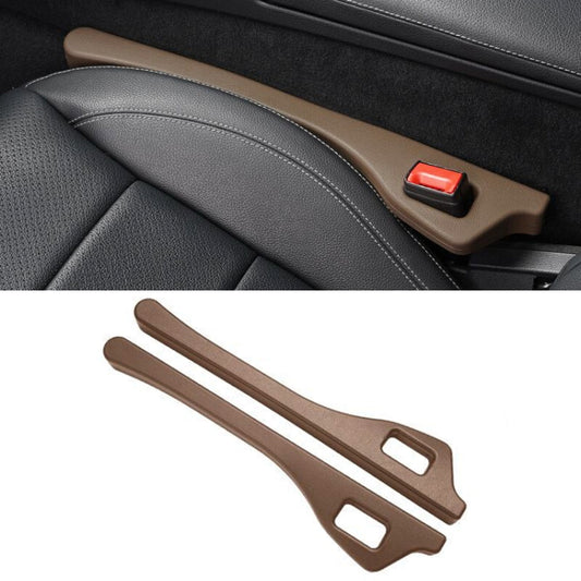 1 Pair Car Seat Gap Bar Car Interior Armrest Box Gap Leak-proof Filler (Brown) - Seat Accessories by PMC Jewellery | Online Shopping South Africa | PMC Jewellery | Buy Now Pay Later Mobicred