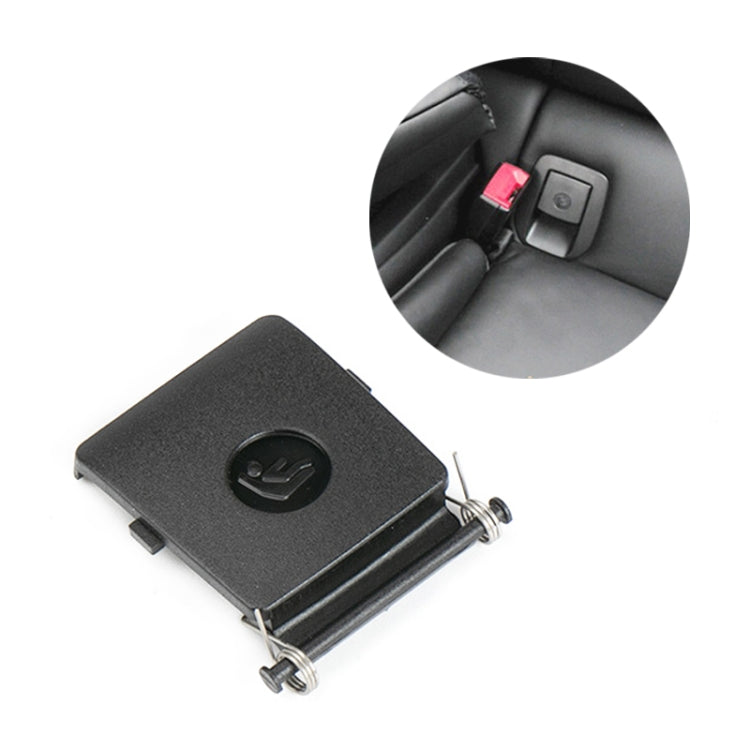 For BMW 3 Series E93 Left Driving Car Child Safety Seat Isofix Switch Cover 5220 9112 423-1(Black) - Seat Accessories by PMC Jewellery | Online Shopping South Africa | PMC Jewellery