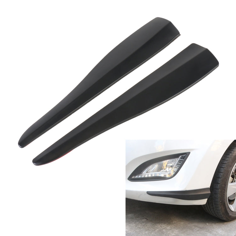 1 Pair Car Solid Color Silicone Bumper Strip, Style: Short (Black) - Anti Collision Sticker by PMC Jewellery | Online Shopping South Africa | PMC Jewellery | Buy Now Pay Later Mobicred