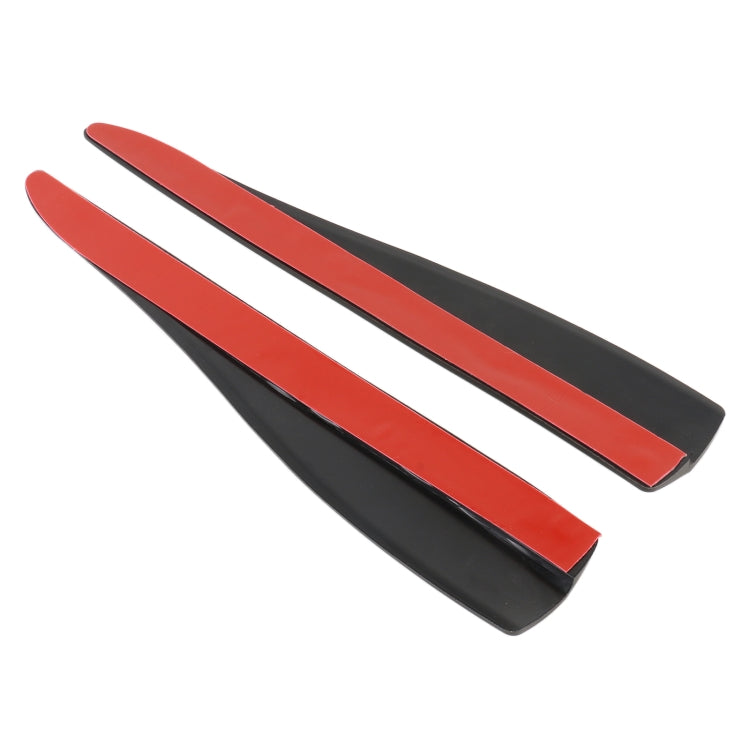 1 Pair Car Solid Color Silicone Bumper Strip, Style: Short (Black) - Anti Collision Sticker by PMC Jewellery | Online Shopping South Africa | PMC Jewellery | Buy Now Pay Later Mobicred