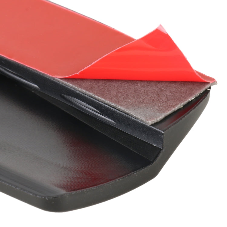 1 Pair Car Solid Color Silicone Bumper Strip, Style: Long (Black) - Anti Collision Sticker by PMC TechLife | Online Shopping South Africa | PMC TechLife | Buy Now Pay Later Mobicred