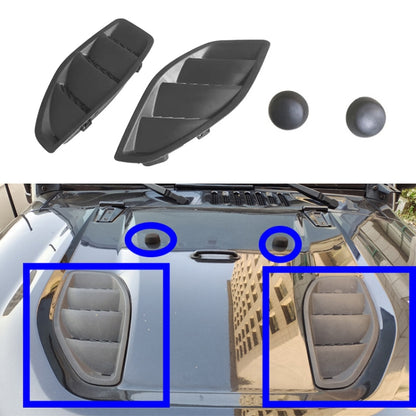 For Jeep Wrangler JK 2007-2017 Car Hood Trim Panel + Hood Ball Head Set - Decorative Sticker by PMC Jewellery | Online Shopping South Africa | PMC Jewellery | Buy Now Pay Later Mobicred