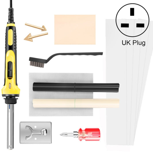 100W Electric Soldering Iron Plastic Welding Machine Car Bumper Repair Plier, UK Plug (Yellow) - Hand Tool Sets by PMC Jewellery | Online Shopping South Africa | PMC Jewellery | Buy Now Pay Later Mobicred