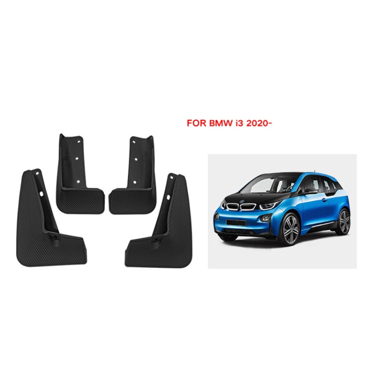 For BMW i3 Electric 2020-2023 4pcs/Set Car Auto Soft Plastic Splash Flaps Fender Guard - Mudguards by PMC Jewellery | Online Shopping South Africa | PMC Jewellery | Buy Now Pay Later Mobicred