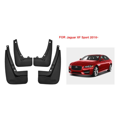 For Jaguar XF Sport 2016 4pcs/Set Car Auto Soft Plastic Splash Flaps Fender Guard - Mudguards by PMC Jewellery | Online Shopping South Africa | PMC Jewellery | Buy Now Pay Later Mobicred