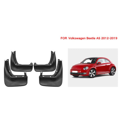 For Volkswagen Beetle 2012-2019 4pcs/Set Car Auto Soft Plastic Splash Flaps Fender Guard - Mudguards by PMC Jewellery | Online Shopping South Africa | PMC Jewellery | Buy Now Pay Later Mobicred