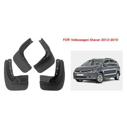 For Volkswagen Sharan 2012-2019 4pcs/Set Car Auto Soft Plastic Splash Flaps Fender Guard - Mudguards by PMC Jewellery | Online Shopping South Africa | PMC Jewellery | Buy Now Pay Later Mobicred