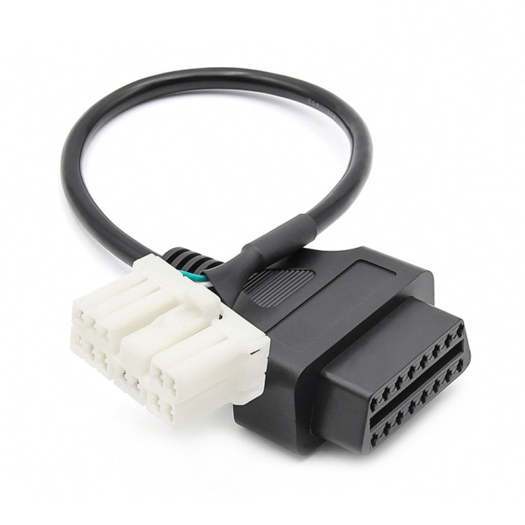 For Tesla Model X / S 2012-2015 OBDII to 12 Pin OBD Adapter Cable - Cables & Connectors by PMC TechLife | Online Shopping South Africa | PMC TechLife | Buy Now Pay Later Mobicred