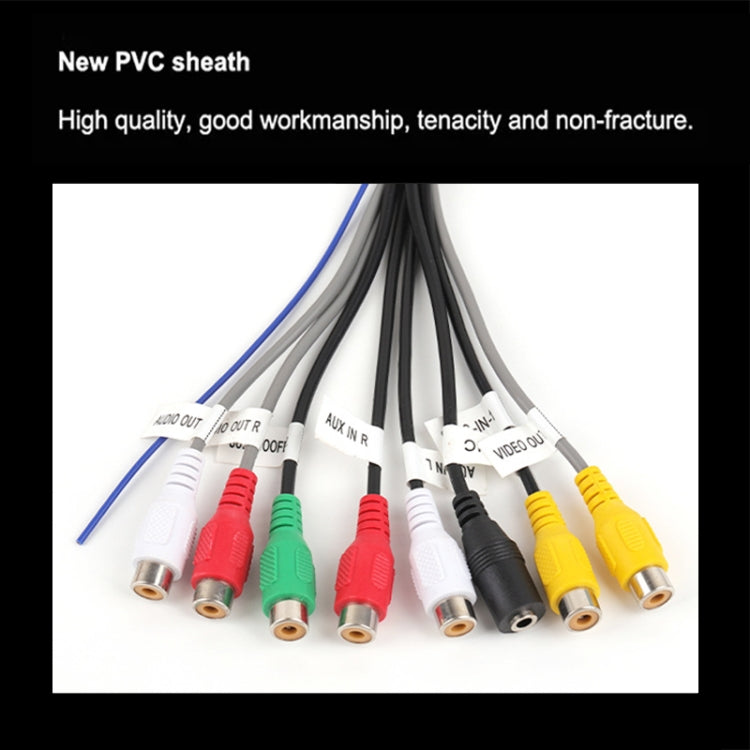 Palminfo Android Navigation 20-pin Audio Microphone Cable RCA Bass Amplifier Cable - DIY Cables by PMC TechLife | Online Shopping South Africa | PMC TechLife | Buy Now Pay Later Mobicred