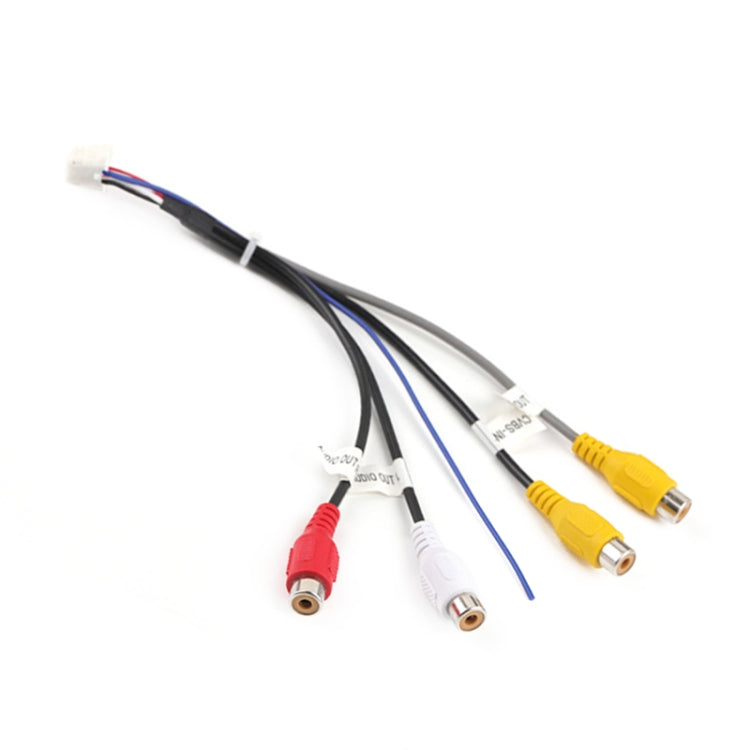 Palminfo Male Android Navigation 20-pin Plug RCA Video Audio Cable - DIY Cables by PMC Jewellery | Online Shopping South Africa | PMC Jewellery | Buy Now Pay Later Mobicred