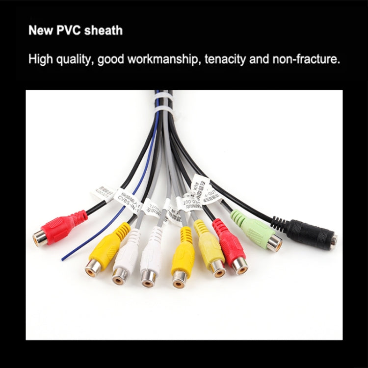 Palminfo Android Navigation 20-pin Audio Microphone Cable RCA Bass Amplifier Cable - DIY Cables by PMC Jewellery | Online Shopping South Africa | PMC Jewellery | Buy Now Pay Later Mobicred