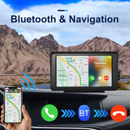 P701S 7 inch Portable Touch Display Wireless Car Navigator Smart CarPlay Bluetooth Reversing Image - Car DVRs by PMC Jewellery | Online Shopping South Africa | PMC Jewellery | Buy Now Pay Later Mobicred