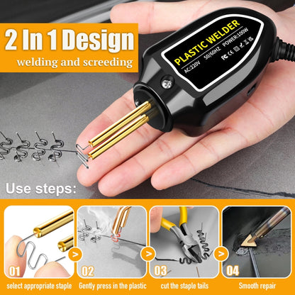 Hot Stapler Plastic Welding Machine Car Bumper Repair Kit Plier, AU Plug - Hand Tool Sets by PMC Jewellery | Online Shopping South Africa | PMC Jewellery | Buy Now Pay Later Mobicred