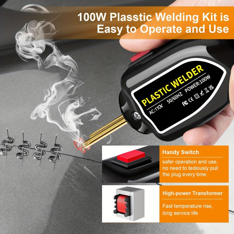 Hot Stapler Plastic Welding Machine Car Bumper Repair Kit Plier, US Plug - Hand Tool Sets by PMC Jewellery | Online Shopping South Africa | PMC Jewellery | Buy Now Pay Later Mobicred