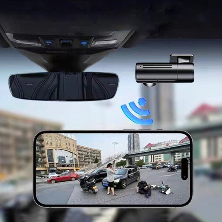 Car 1080P HD WiFi Driving Recorder, Supports Mobile APP Link & Automatic Loop Recording - Car DVRs by PMC Jewellery | Online Shopping South Africa | PMC Jewellery | Buy Now Pay Later Mobicred