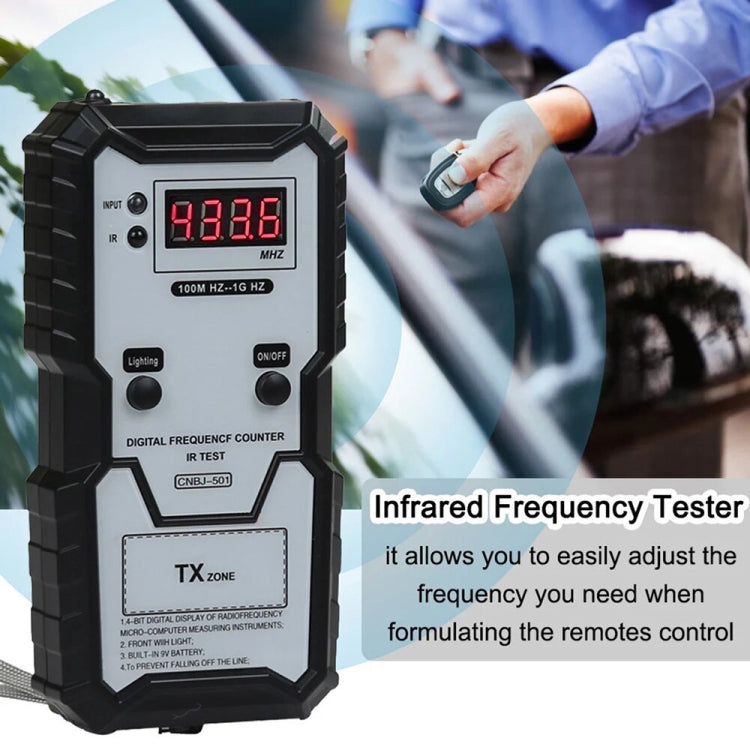 CNBJ-501 100M-1GHz Infrared Frequency Tester - Electronic Test by PMC Jewellery | Online Shopping South Africa | PMC Jewellery | Buy Now Pay Later Mobicred