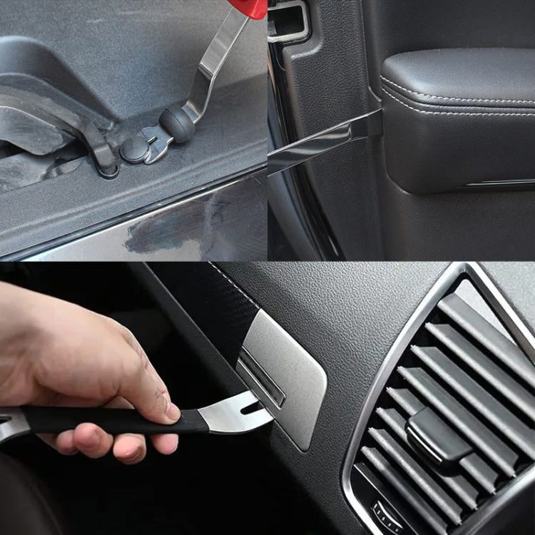 4-5 inch Short Car Door Panel Removal Rubber Buckle Screwdriver (Red) - Hand Tool Sets by PMC TechLife | Online Shopping South Africa | PMC TechLife | Buy Now Pay Later Mobicred