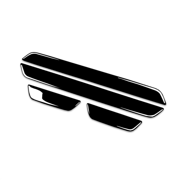 Car Door-step Decorative Sticker for BMW X5 E70 2008-2013 / X6 E71 2009-2014,  Left and Right Drive Universal (Black) - Car Interior Mouldings by PMC Jewellery | Online Shopping South Africa | PMC Jewellery | Buy Now Pay Later Mobicred