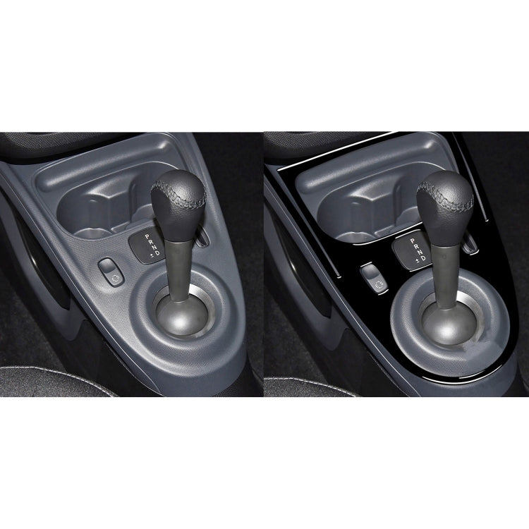 Car Left Drive Central Gear Panel Decorative Sticker For Mercedes-Benz Smart 2016-2021 (Black) - Car Interior Mouldings by PMC Jewellery | Online Shopping South Africa | PMC Jewellery | Buy Now Pay Later Mobicred