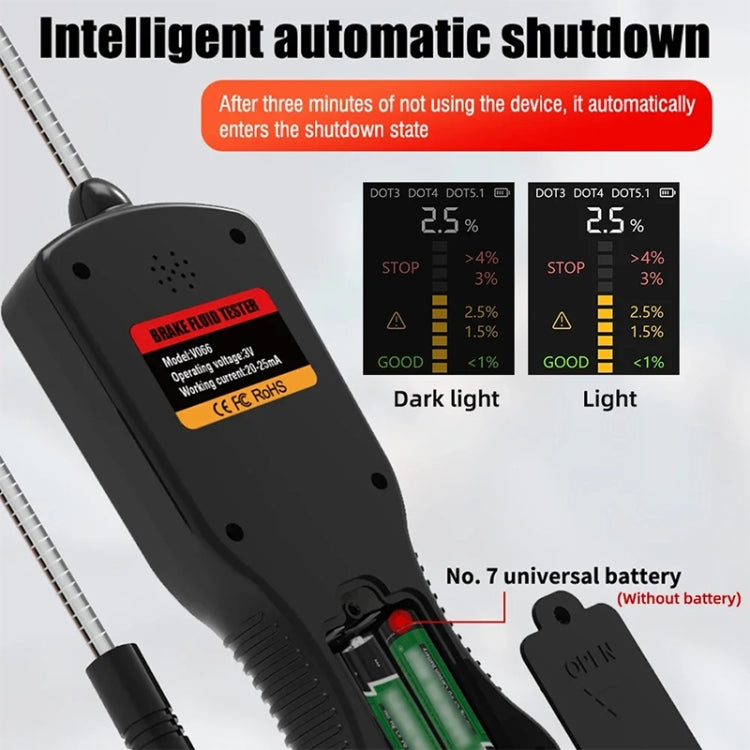 V066 Car Brake Fluid Detection Pen Moisture Tester - Electronic Test by PMC Jewellery | Online Shopping South Africa | PMC Jewellery | Buy Now Pay Later Mobicred