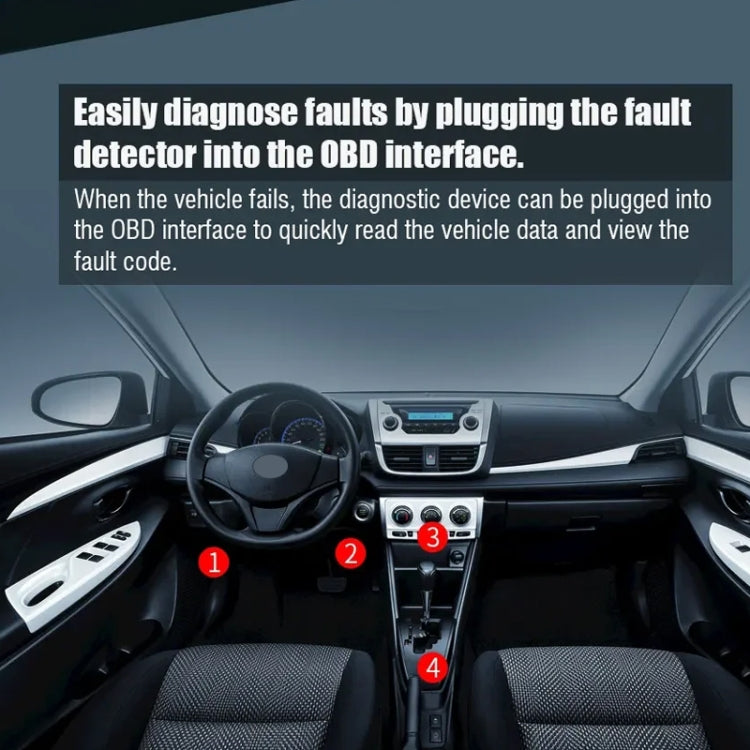 V314 Car OBD Diagnostic Instrument Fault Clear Code Reader - free shipping - PMC TechLife - Order now!