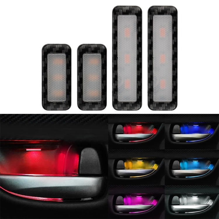 Car 4 in 1 LED Ambient Light Door Decorative Light (Red Light) - Door Lights by PMC Jewellery | Online Shopping South Africa | PMC Jewellery | Buy Now Pay Later Mobicred