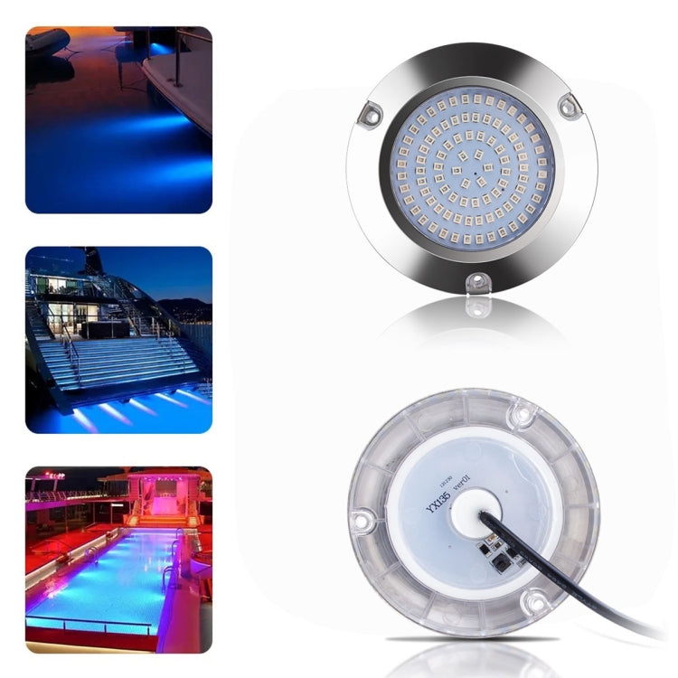 Ship / Yacht 10-30V 90LEDs Waterproof Stainless Steel Underwater Light (White Light) - Marine Accessories & Parts by PMC Jewellery | Online Shopping South Africa | PMC Jewellery | Buy Now Pay Later Mobicred