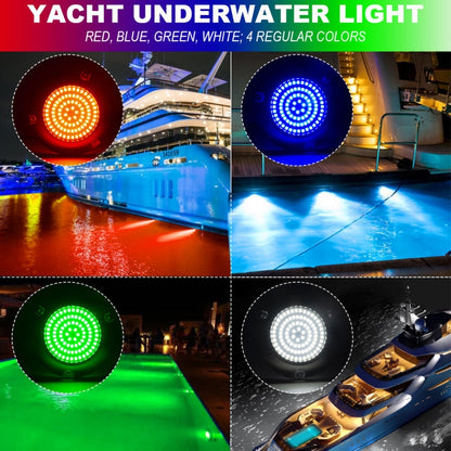 Ship / Yacht 10-30V 90LEDs Waterproof Stainless Steel Underwater Light (White Light) - Marine Accessories & Parts by PMC Jewellery | Online Shopping South Africa | PMC Jewellery | Buy Now Pay Later Mobicred