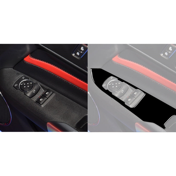 For Ford Mustang 2015-2020 Car Window Lift Decorative Sticker, Right Drive (Black) - Car Interior Mouldings by PMC Jewellery | Online Shopping South Africa | PMC Jewellery | Buy Now Pay Later Mobicred